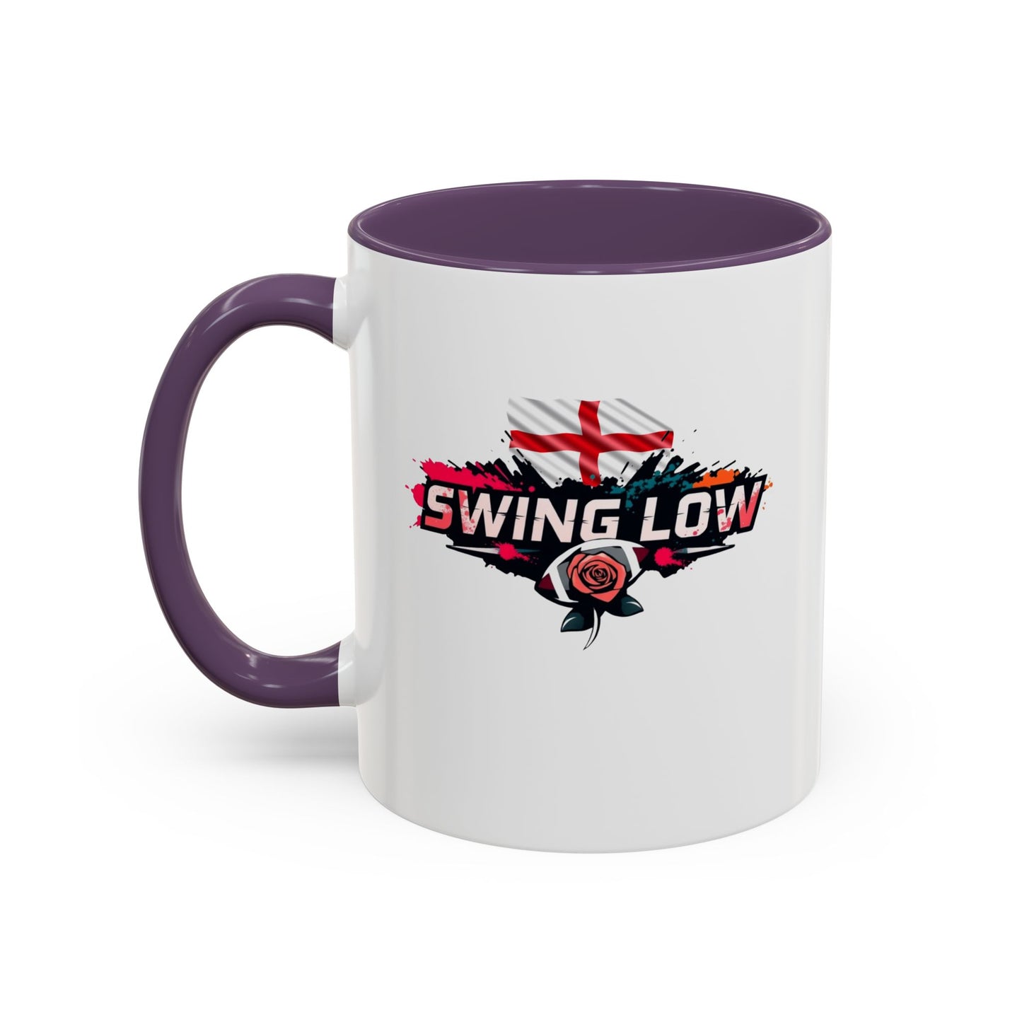 Swing Low England Rugby White 11oz Mug