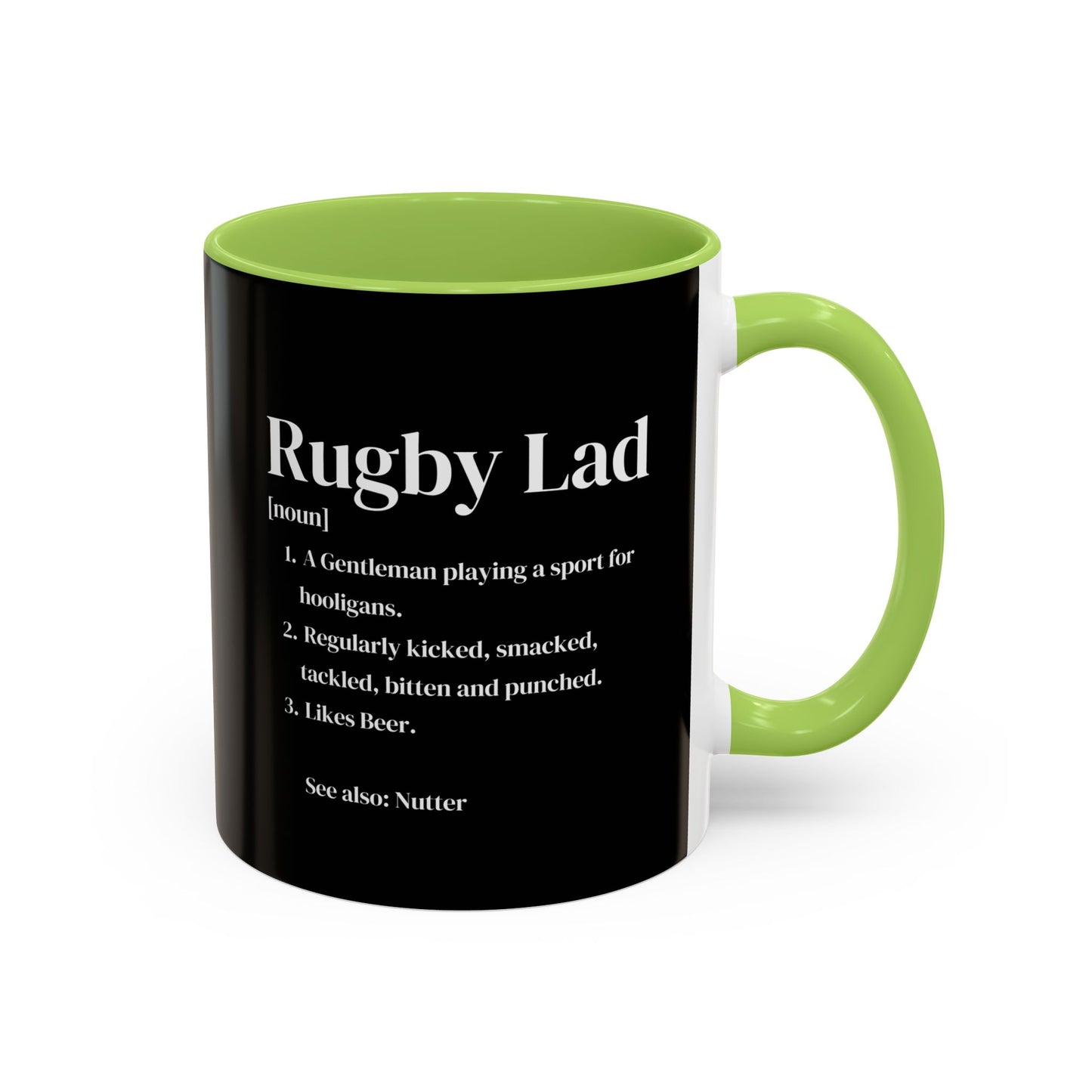 Rugby Lad Definition Black 11oz Mug