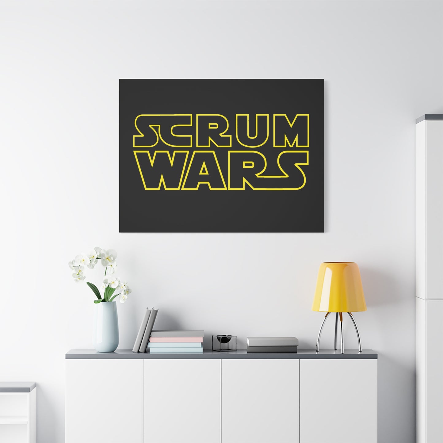 Scrum Wars Matte Canvas 1.25"