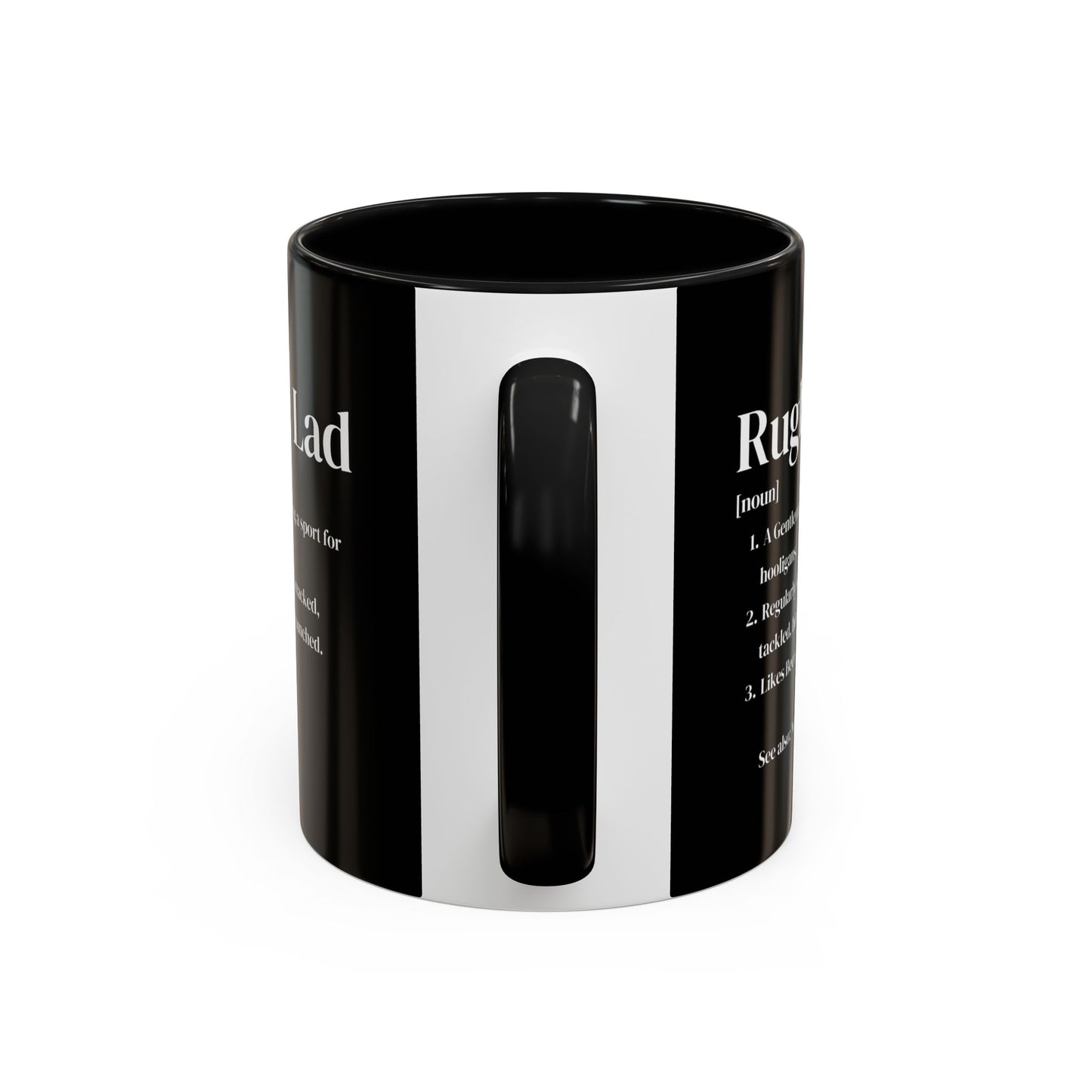 Rugby Lad Definition Black 11oz Mug