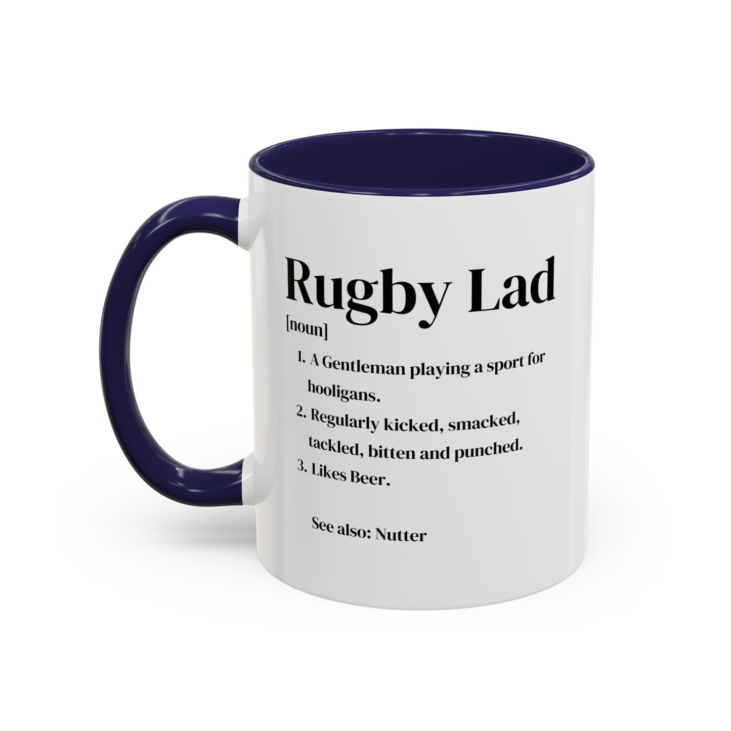 Rugby Lad Definition White 11oz Mug