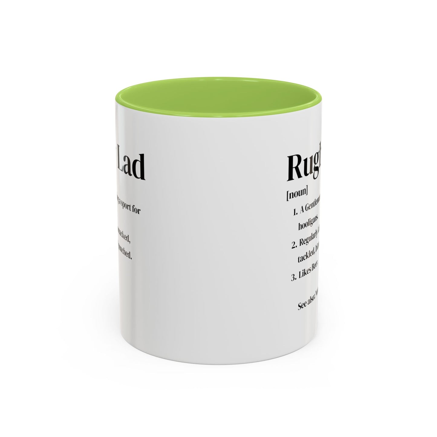 Rugby Lad Definition White 11oz Mug