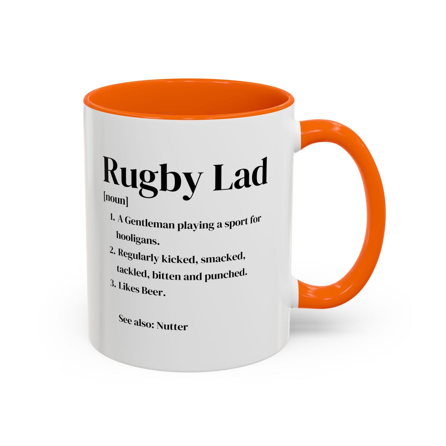 Rugby Lad Definition White 11oz Mug