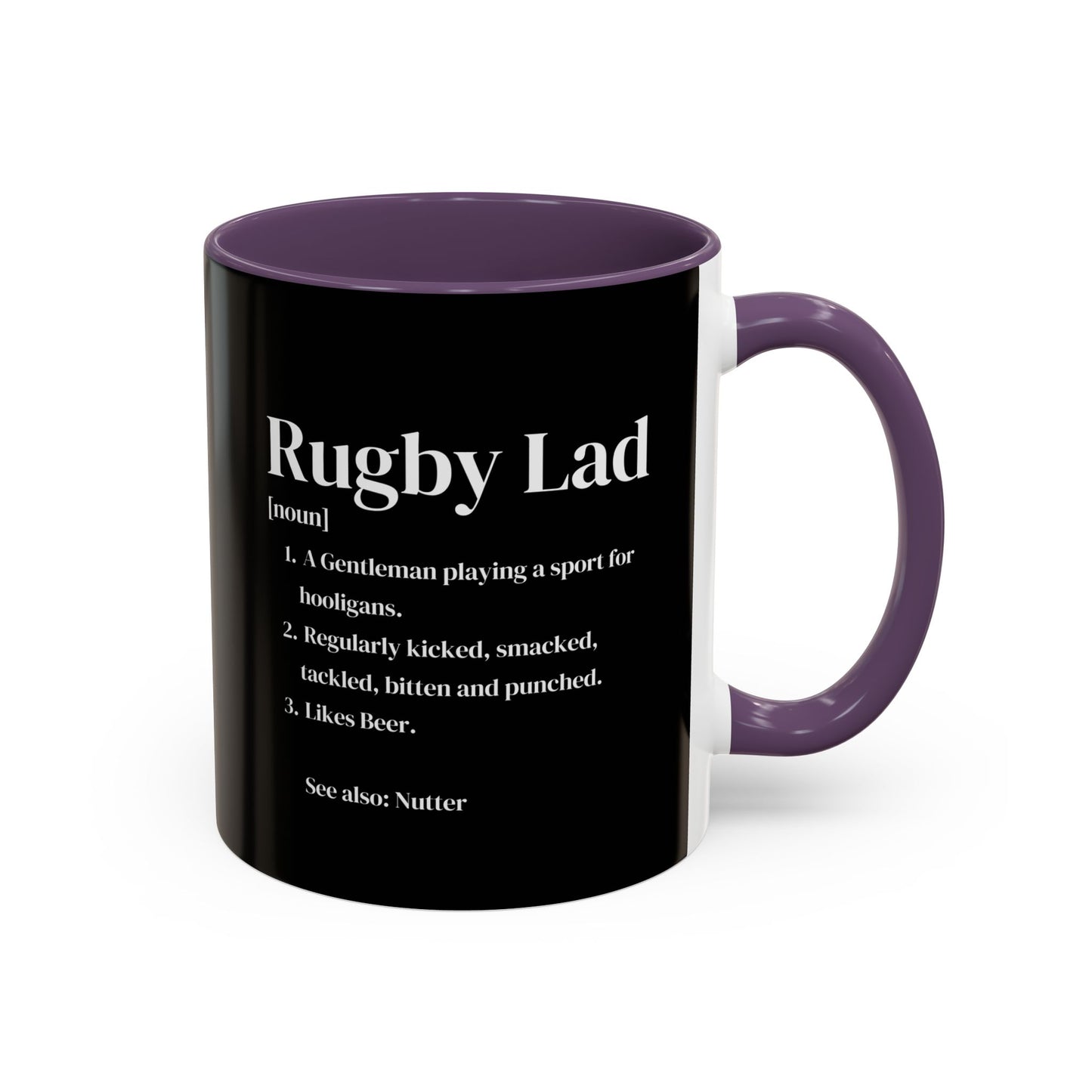 Rugby Lad Definition Black 11oz Mug