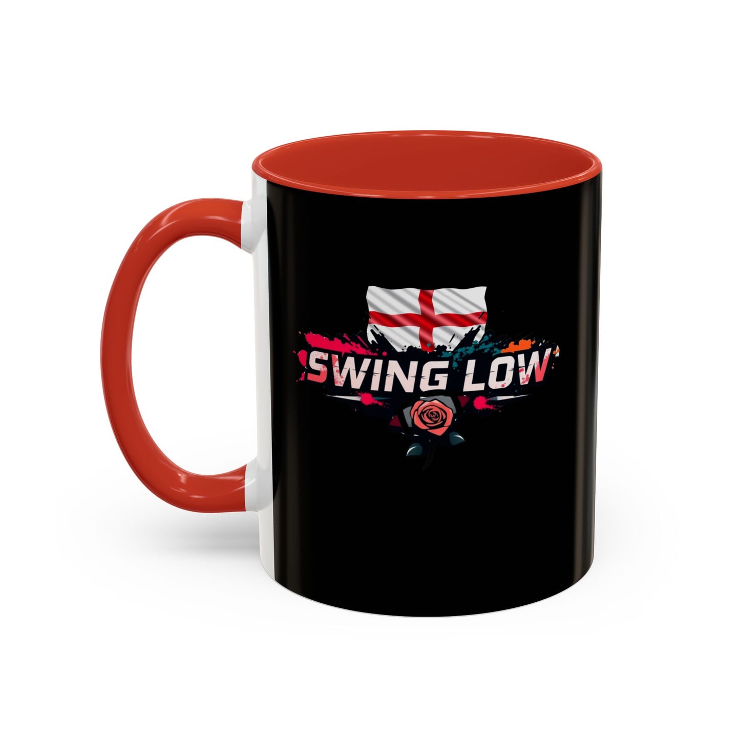 Swing Low England Rugby Black 11oz Mug