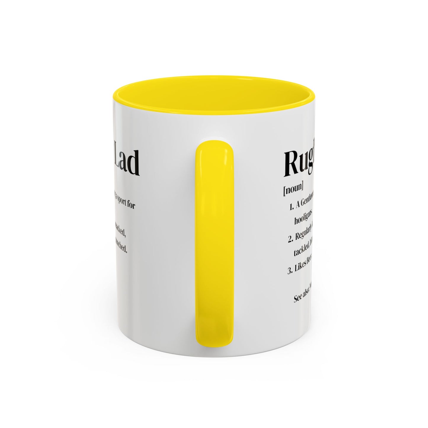 Rugby Lad Definition White 11oz Mug