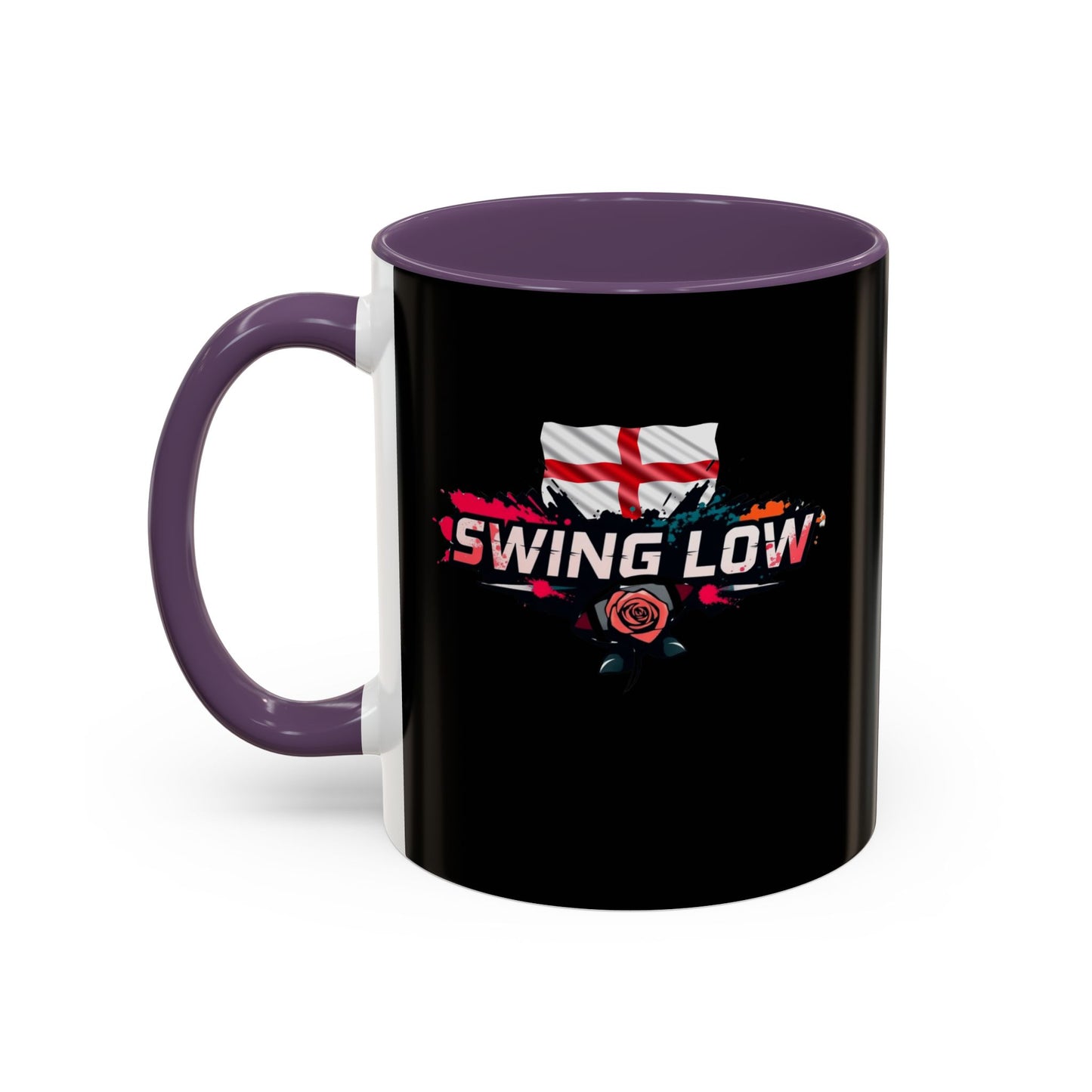 Swing Low England Rugby Black 11oz Mug