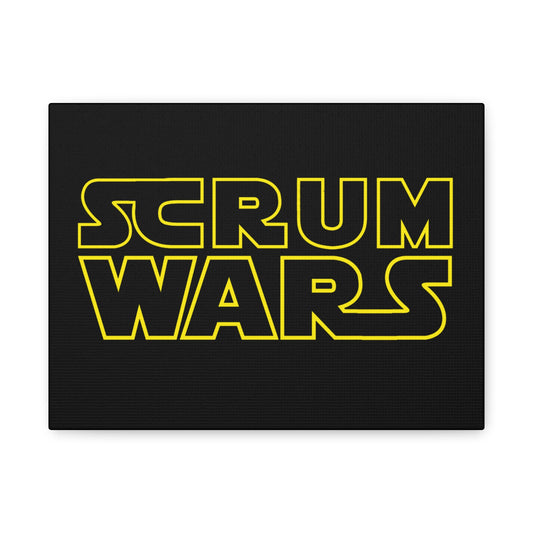 Scrum Wars Matte Canvas 1.25"