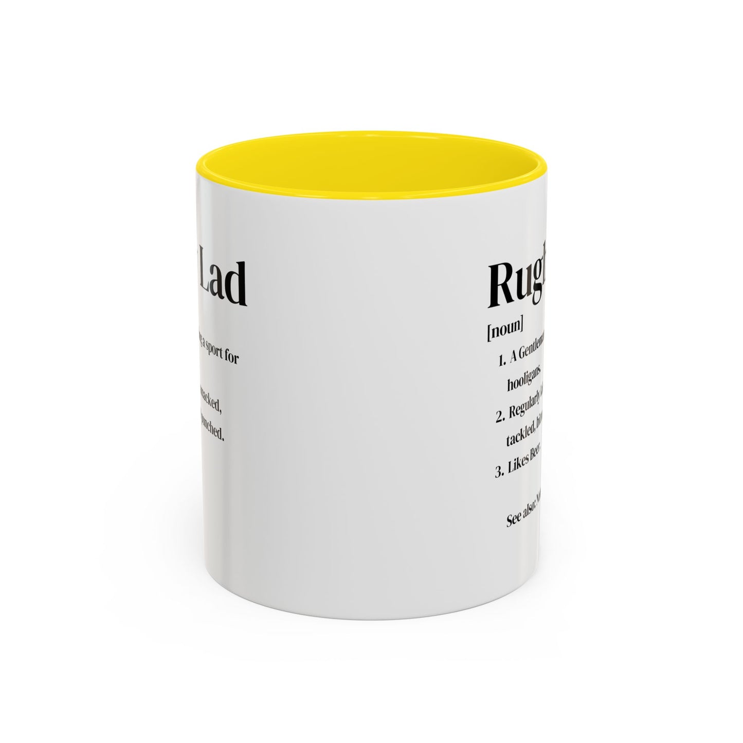 Rugby Lad Definition White 11oz Mug