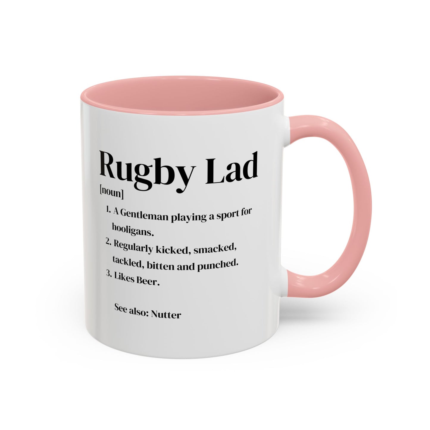 Rugby Lad Definition White 11oz Mug