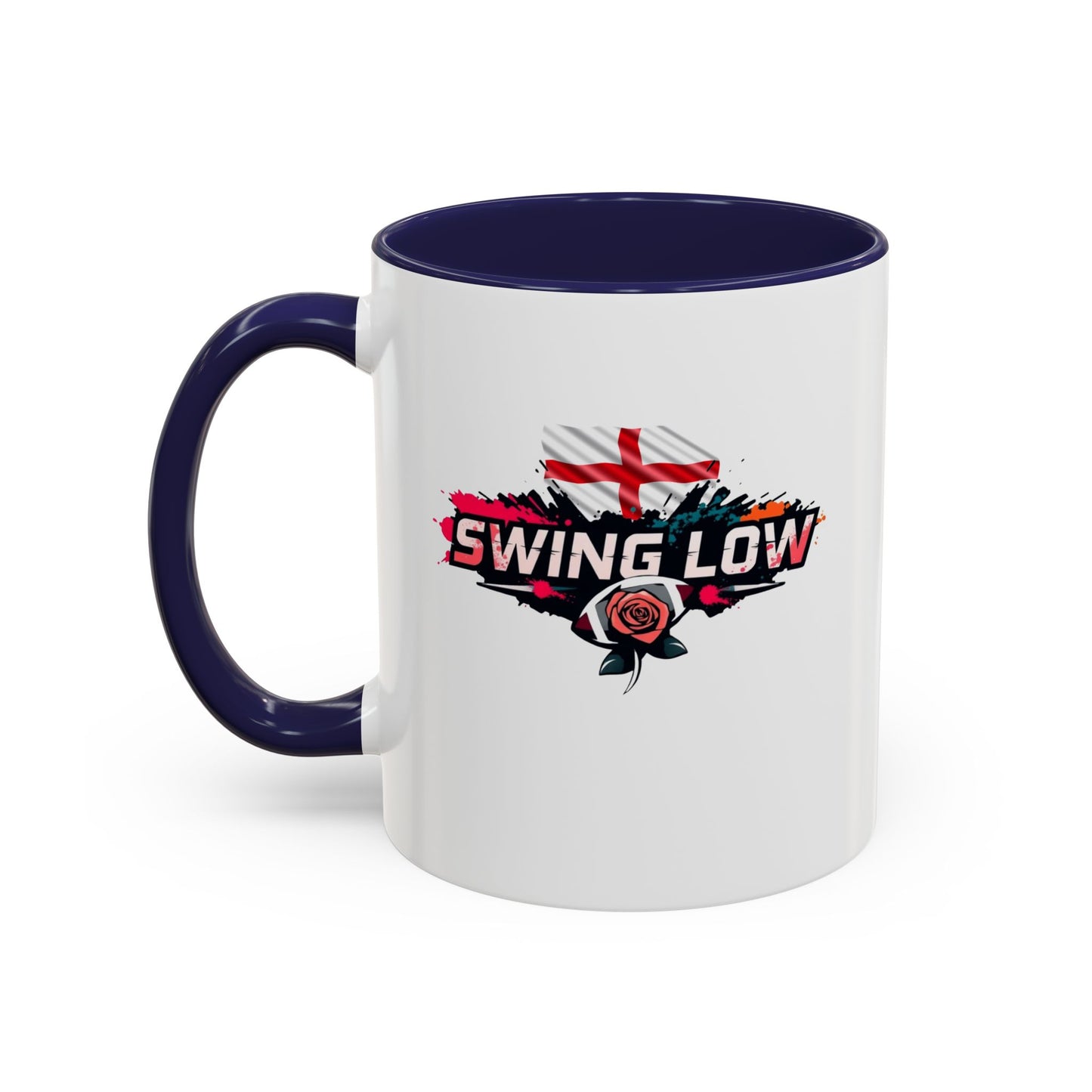 Swing Low England Rugby White 11oz Mug