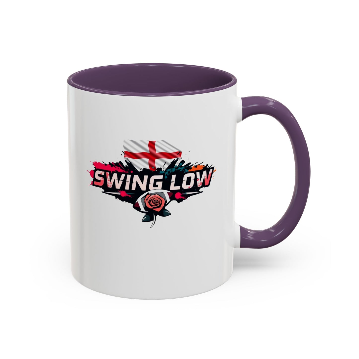 Swing Low England Rugby White 11oz Mug