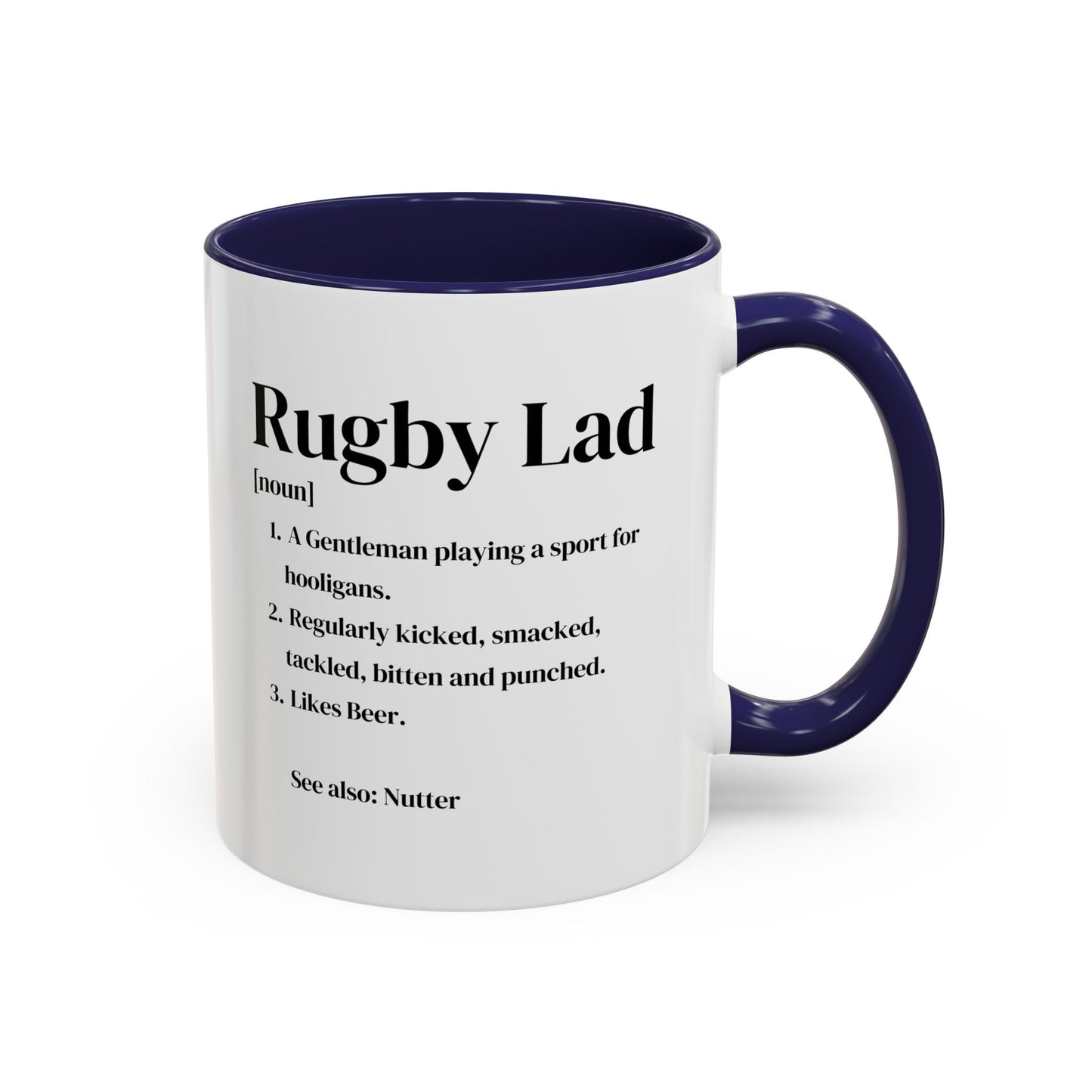 Rugby Lad Definition White 11oz Mug