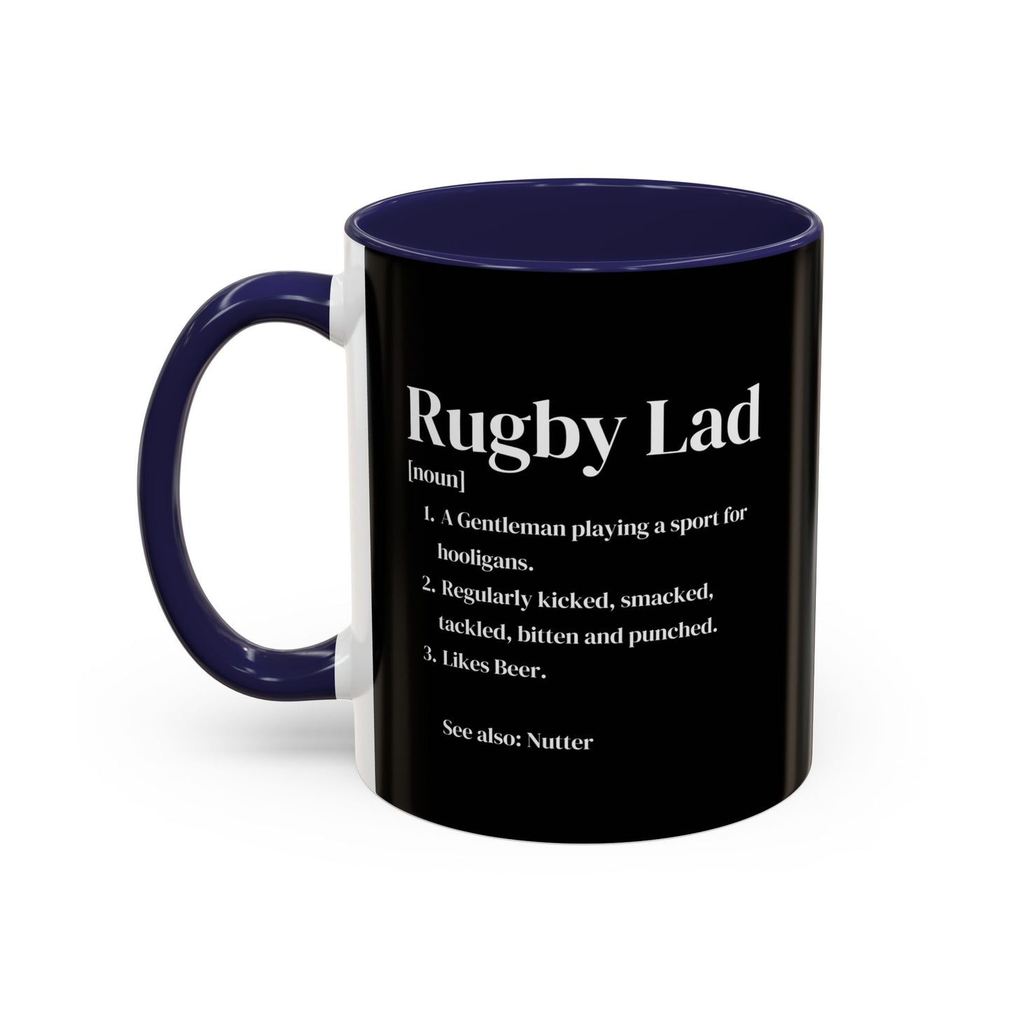 Rugby Lad Definition Black 11oz Mug