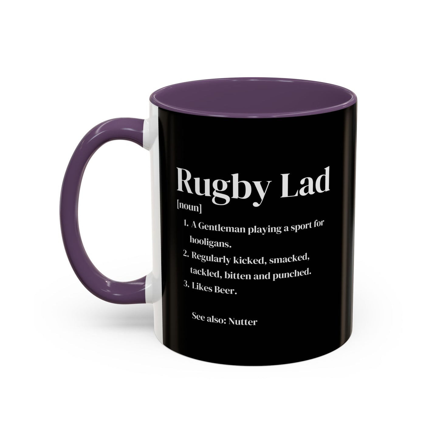 Rugby Lad Definition Black 11oz Mug