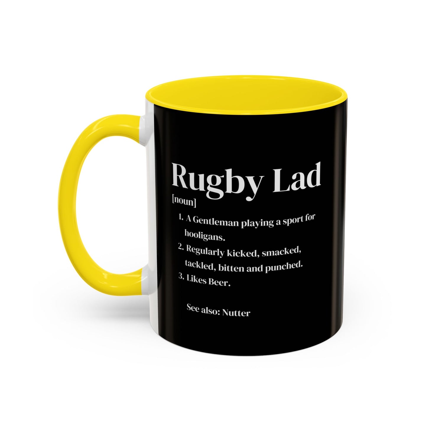 Rugby Lad Definition Black 11oz Mug