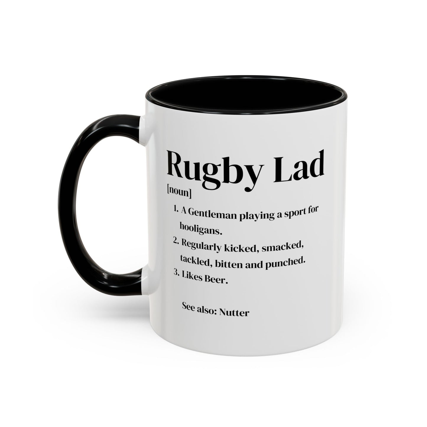 Rugby Lad Definition White 11oz Mug