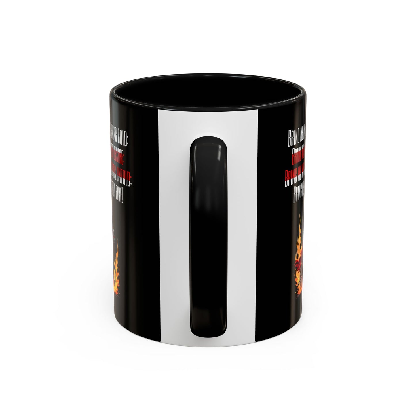 Jerusalem Poem "Bring me my Bow" Black 11oz Mug