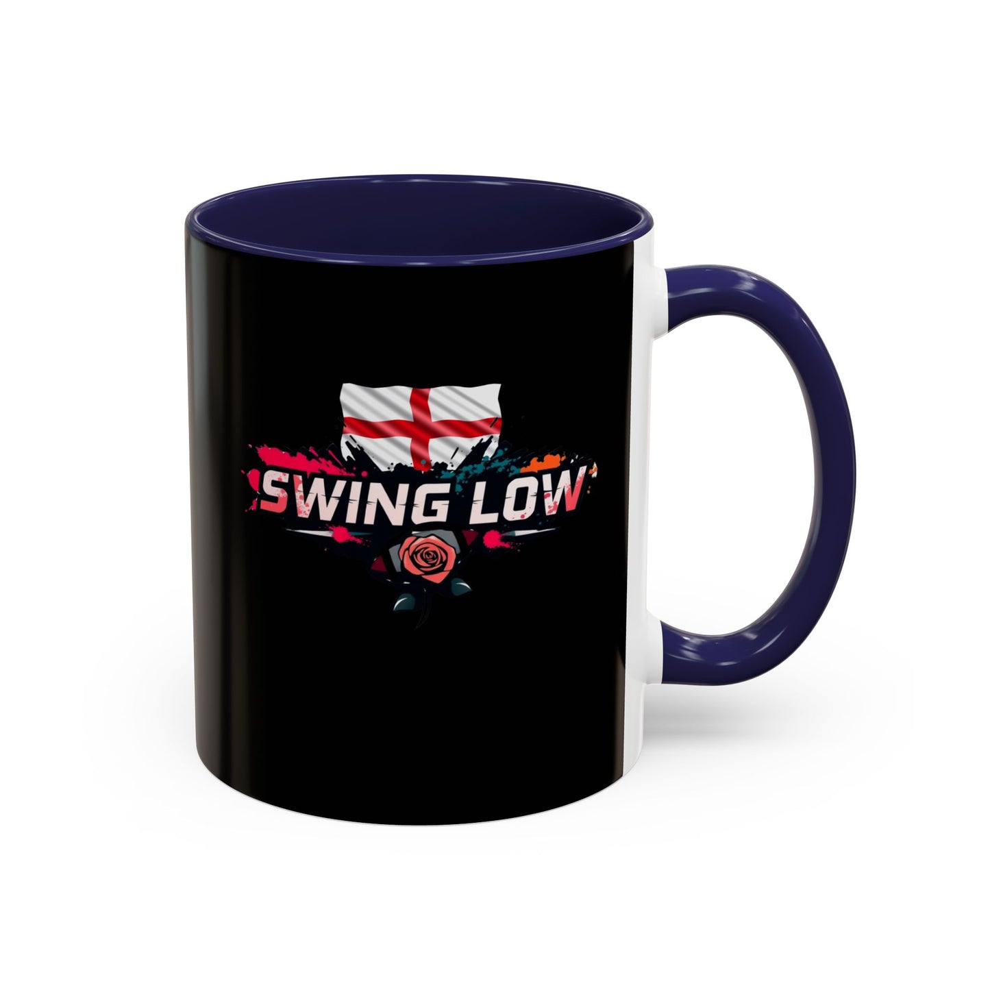 Swing Low England Rugby Black 11oz Mug