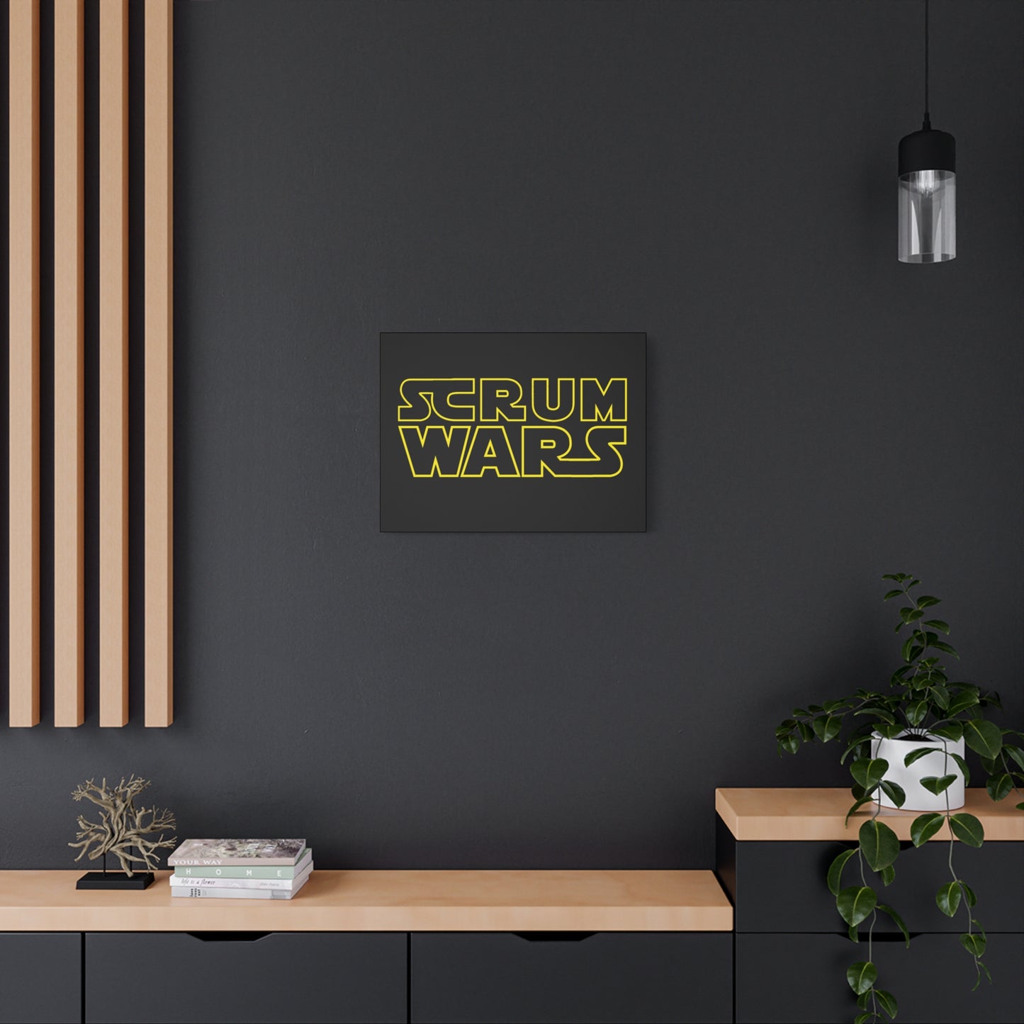 Scrum Wars Matte Canvas 1.25"