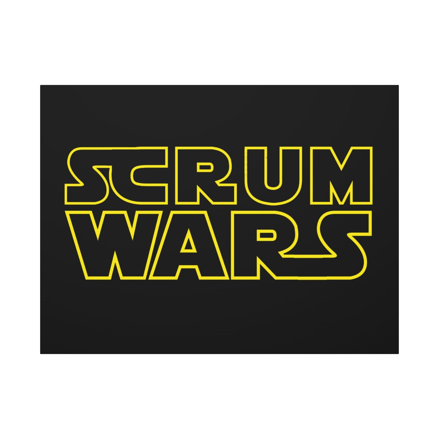 Scrum Wars Matte Canvas 1.25"