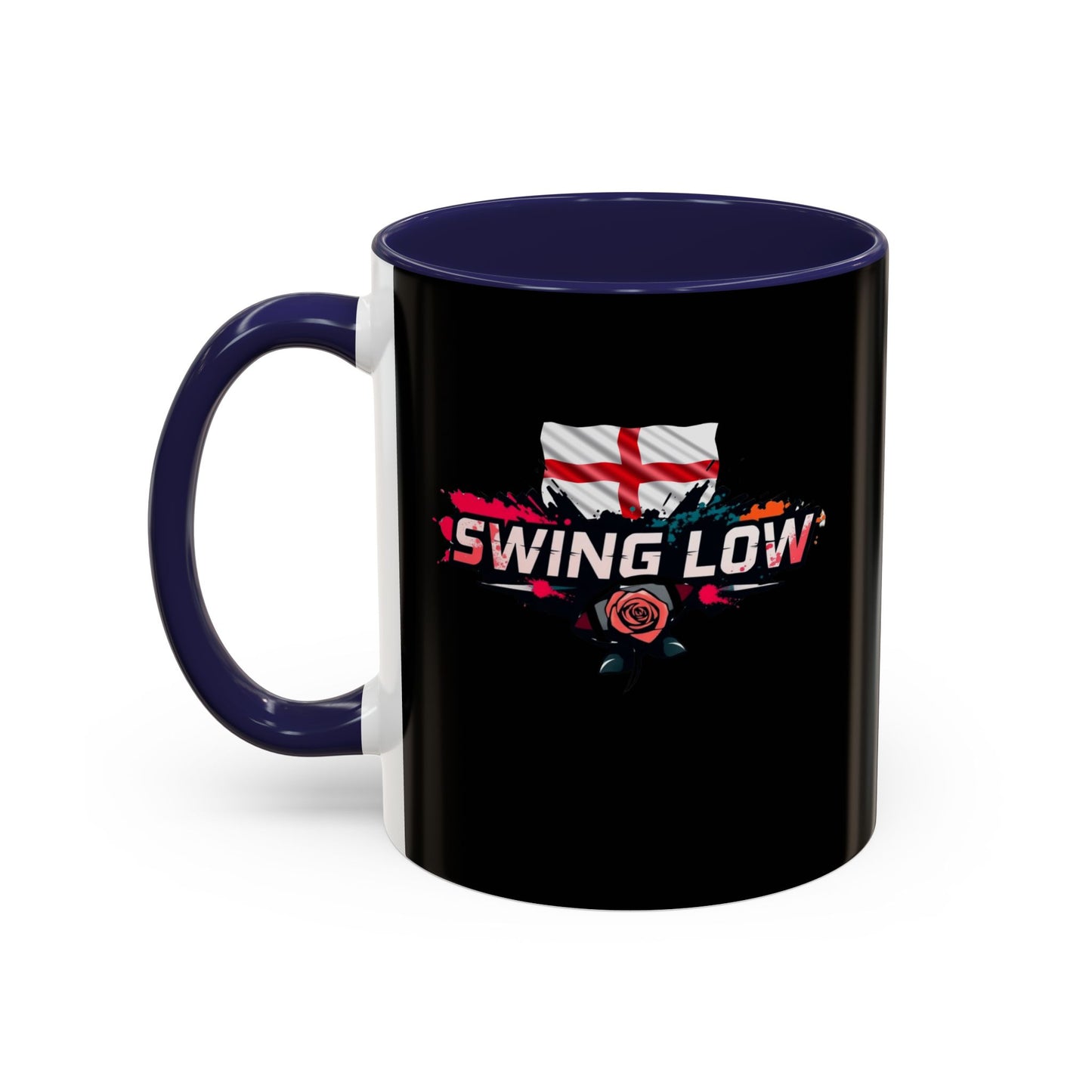 Swing Low England Rugby Black 11oz Mug