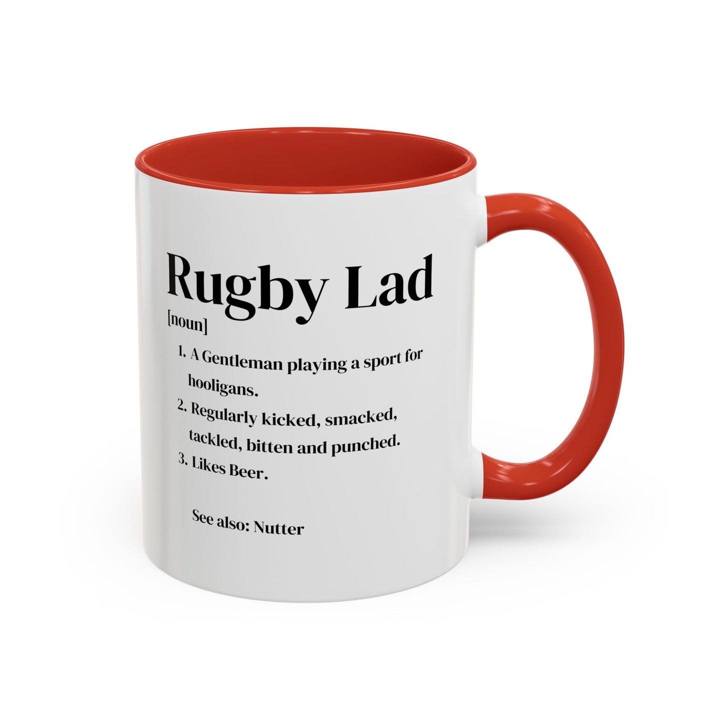 Rugby Lad Definition White 11oz Mug