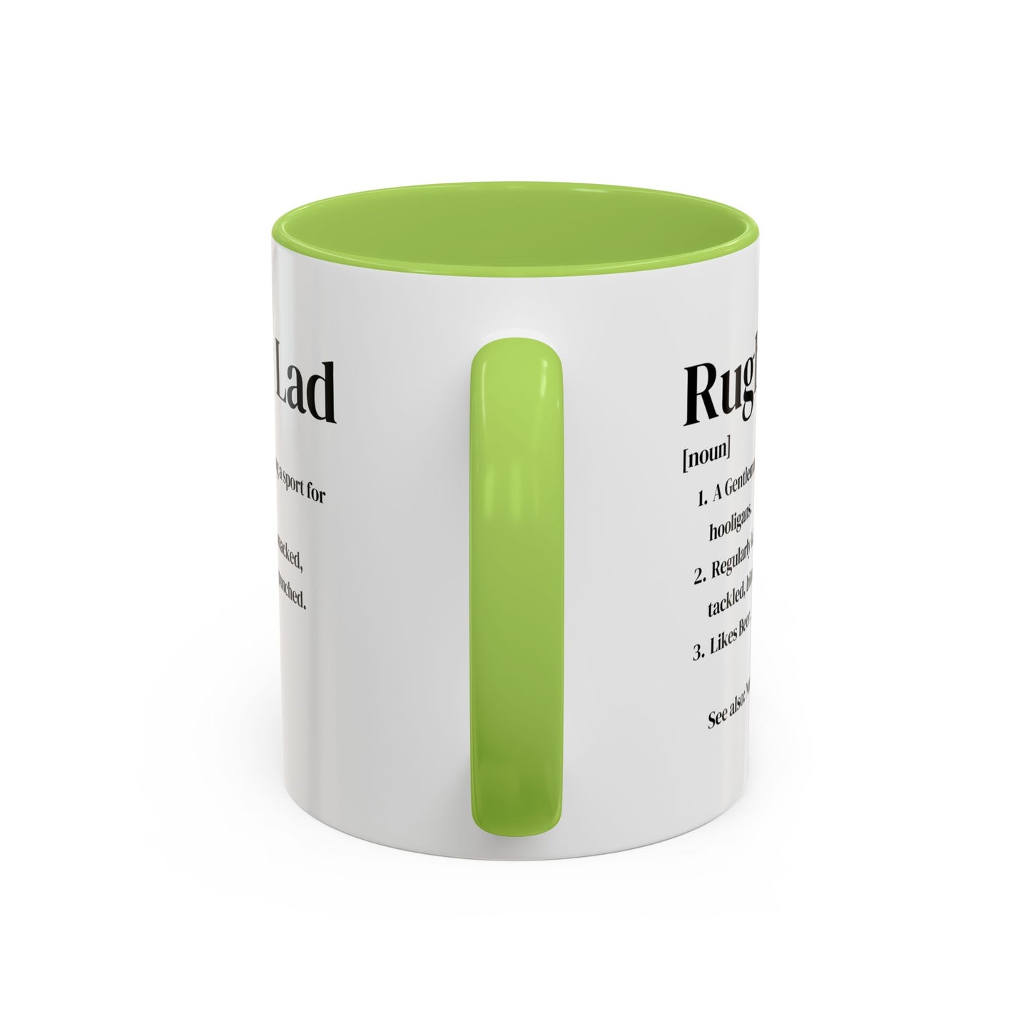 Rugby Lad Definition White 11oz Mug