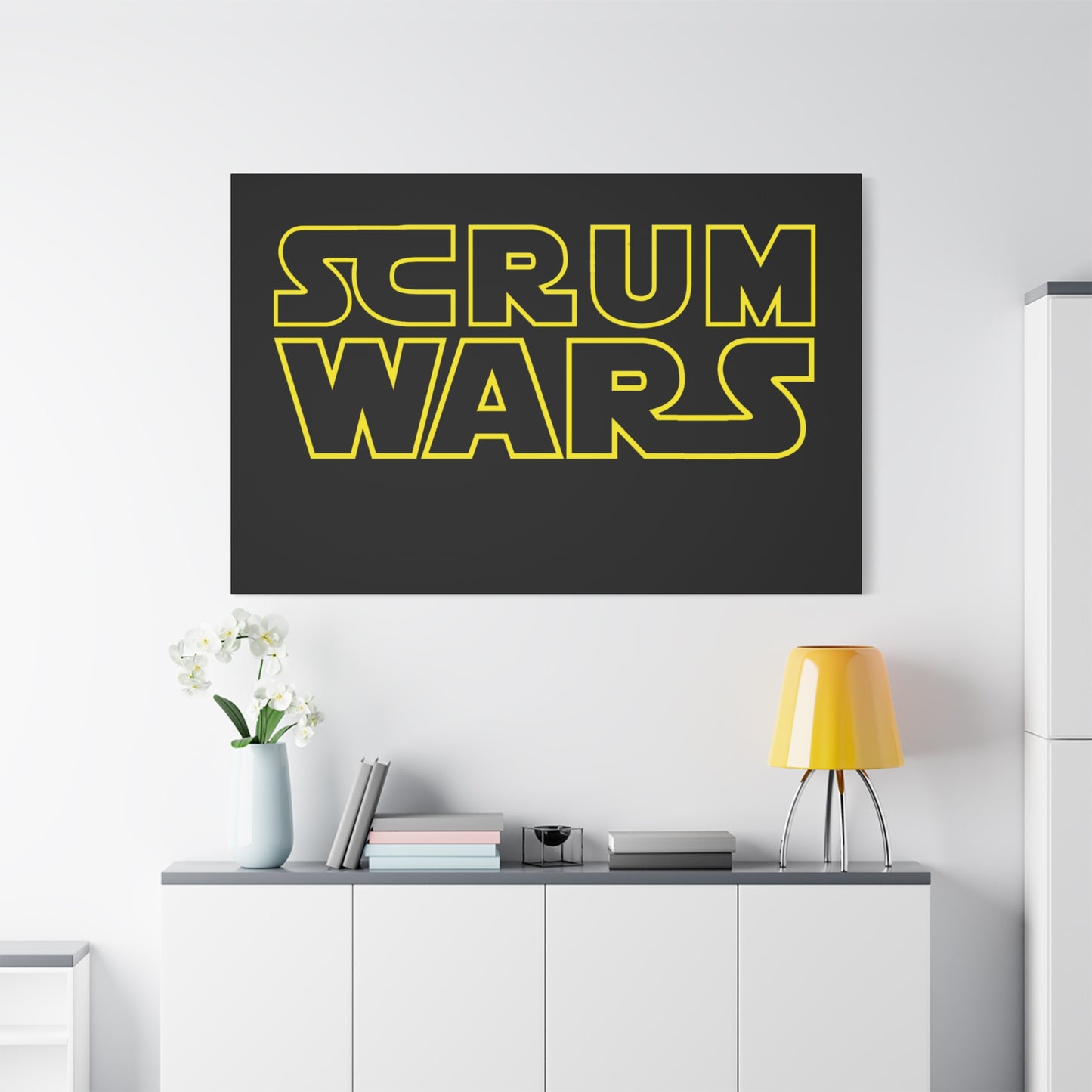 Scrum Wars Matte Canvas 1.25"