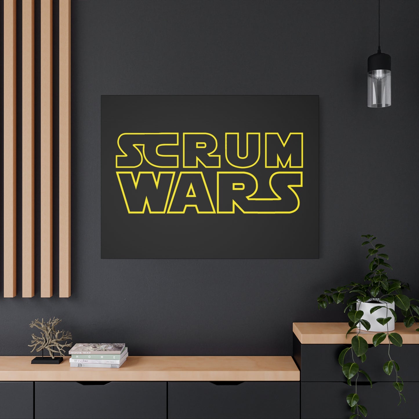 Scrum Wars Matte Canvas 1.25"