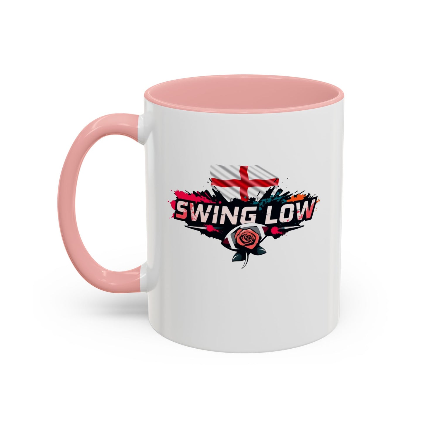 Swing Low England Rugby White 11oz Mug