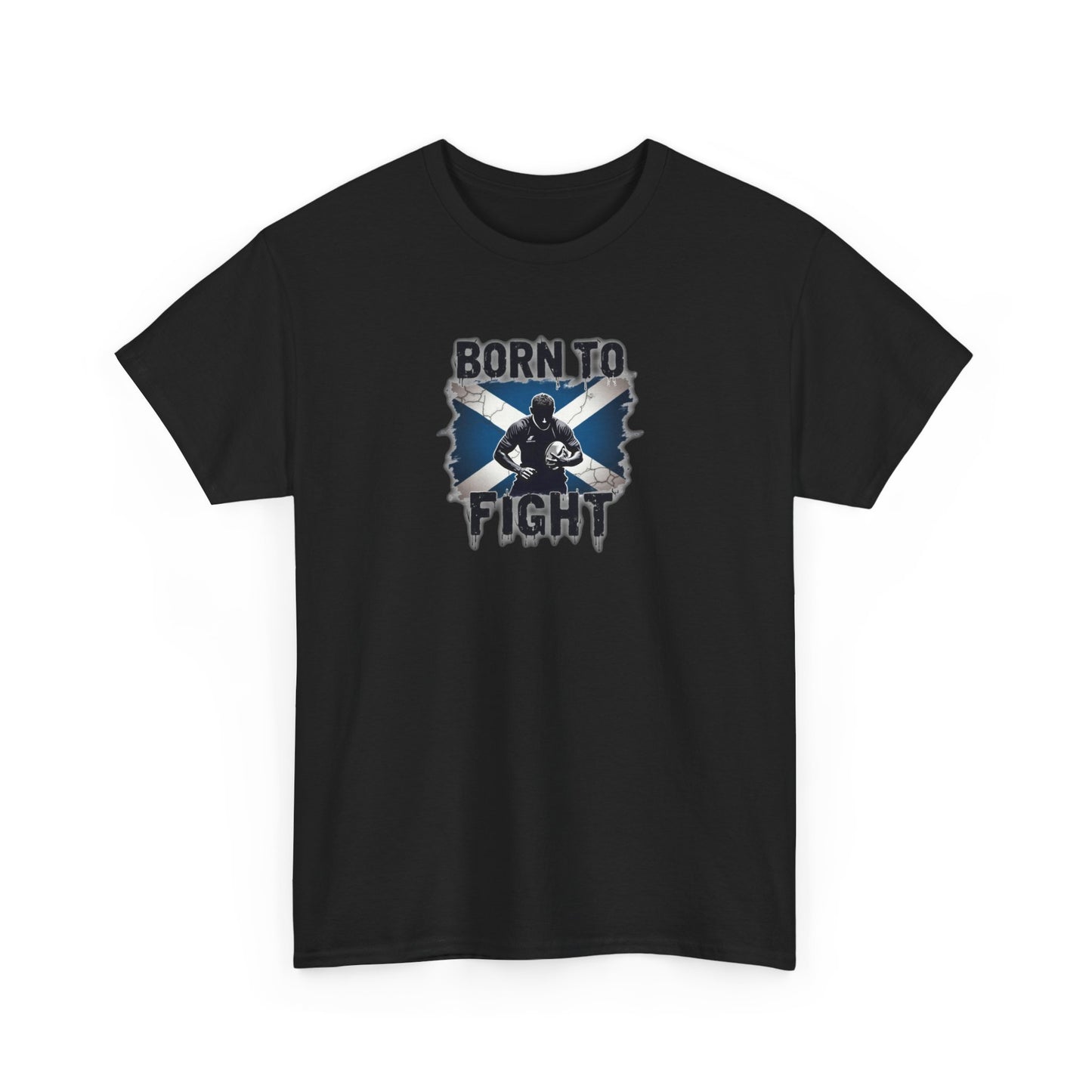 Born to Fight Scotland Rugby Six Nations 2025 T Shirt