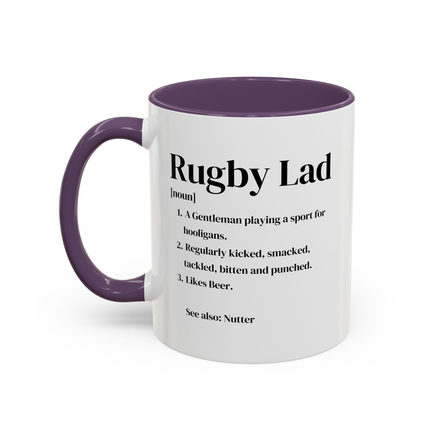 Rugby Lad Definition White 11oz Mug