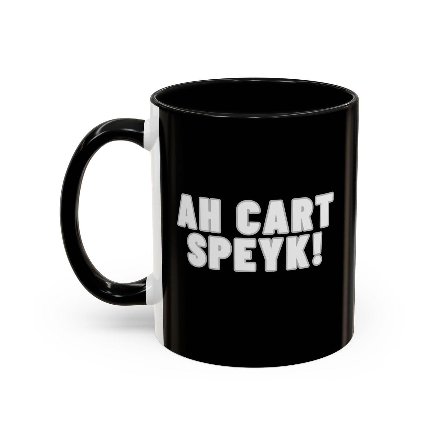 AH CART SPEYK! Black 11oz Mug