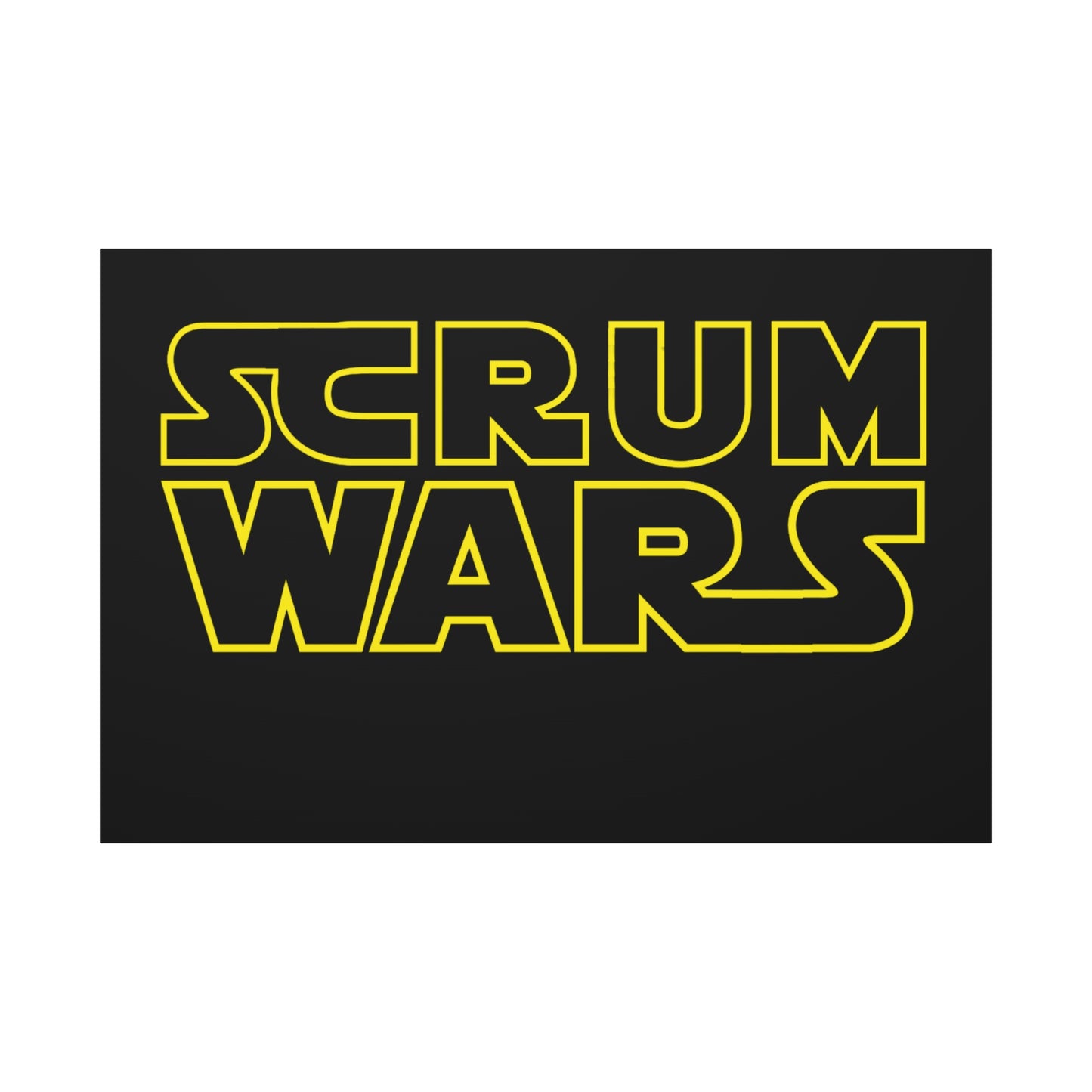 Scrum Wars Matte Canvas 1.25"