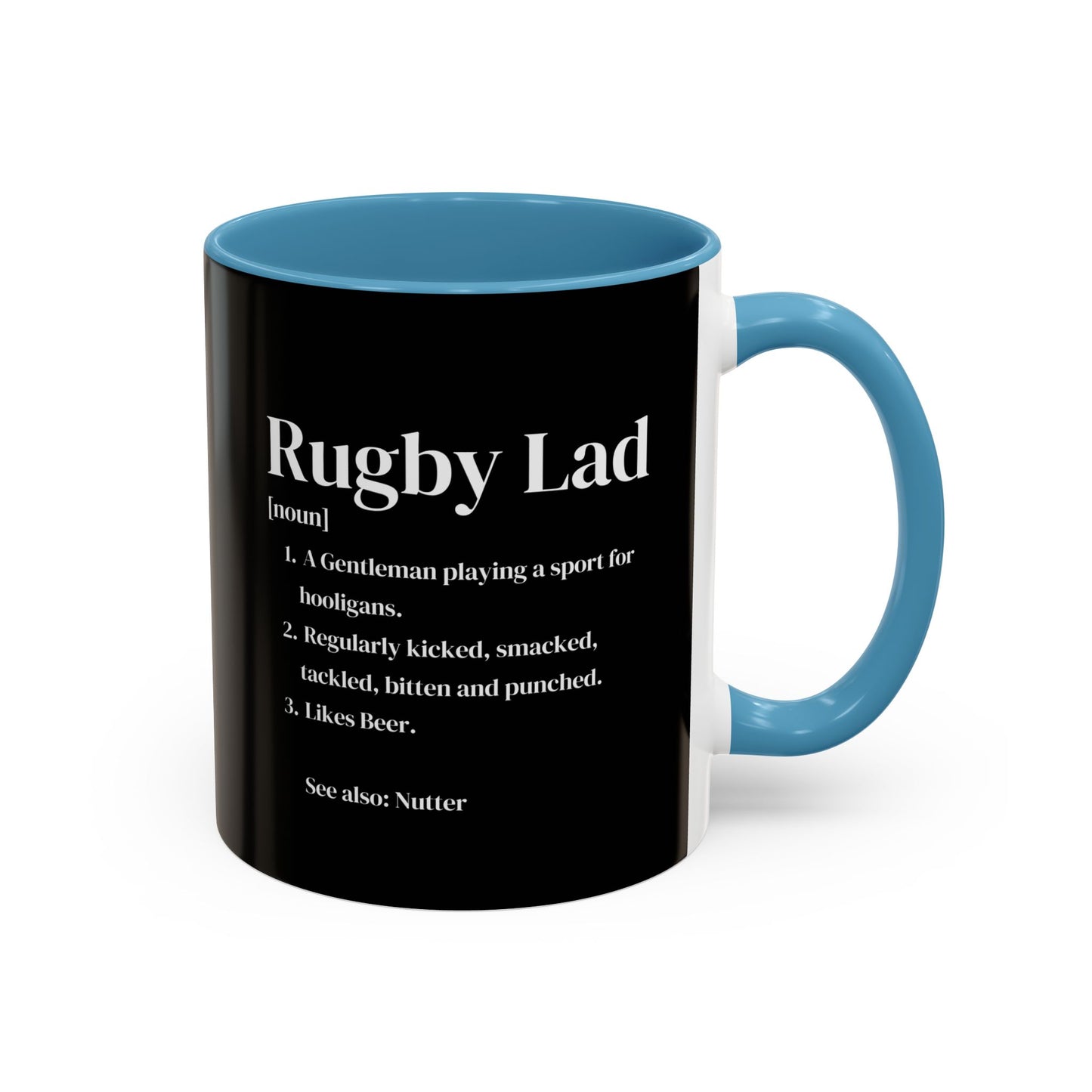 Rugby Lad Definition Black 11oz Mug