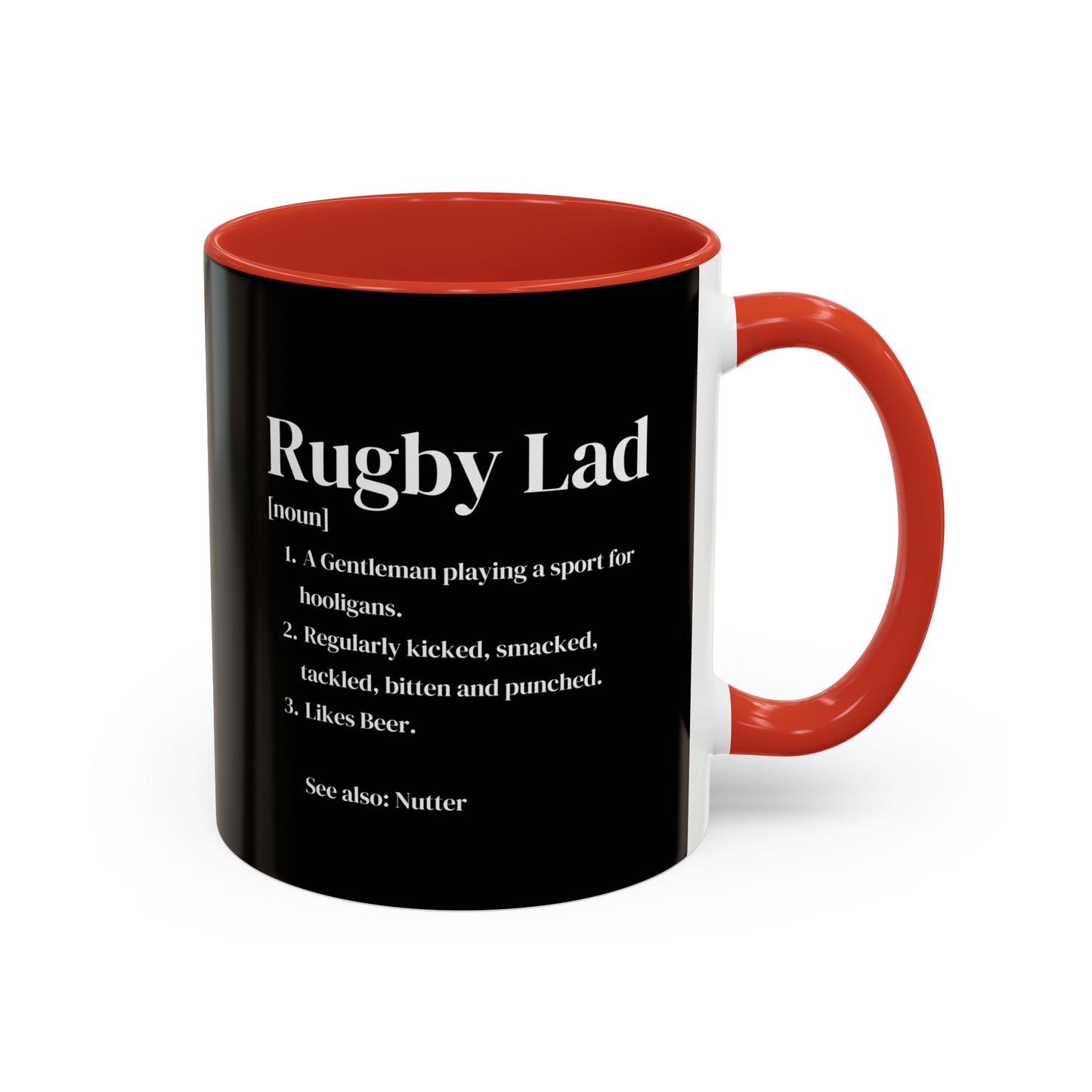 Rugby Lad Definition Black 11oz Mug