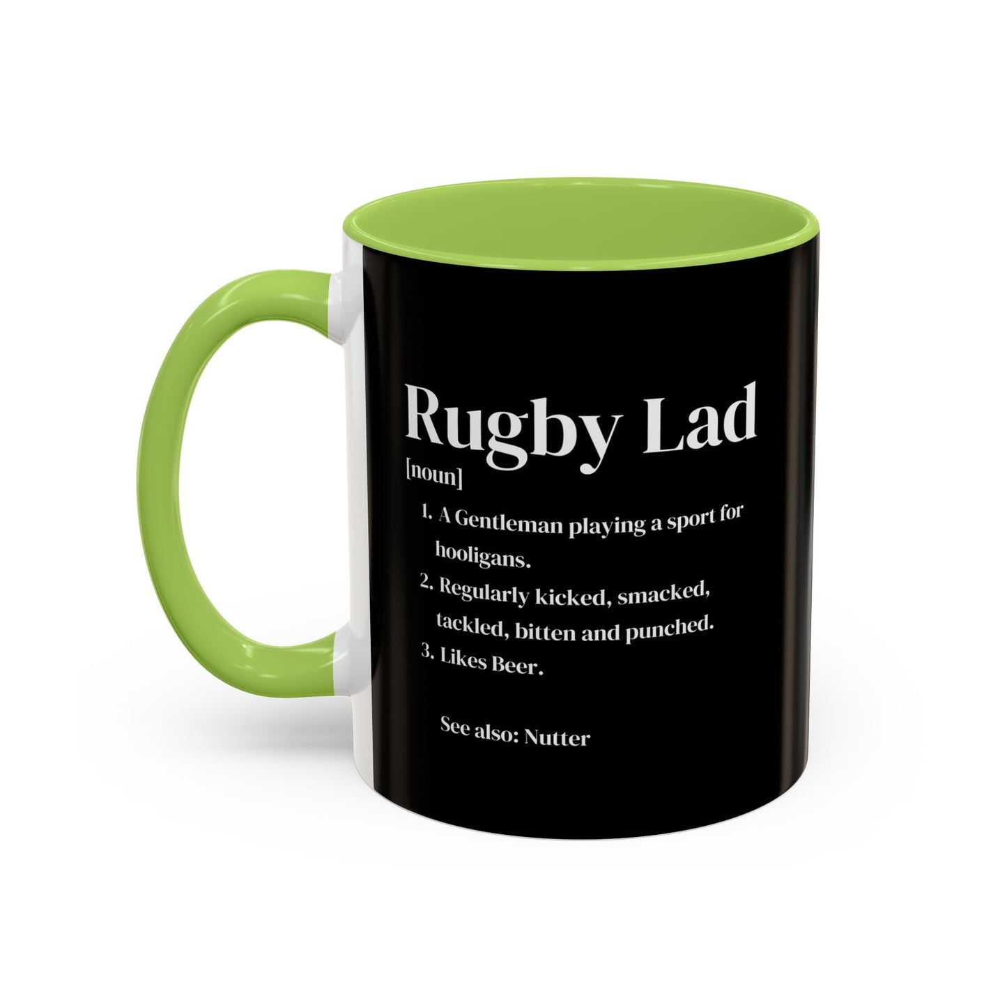 Rugby Lad Definition Black 11oz Mug