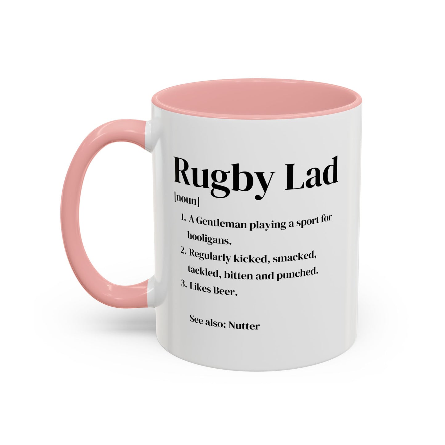 Rugby Lad Definition White 11oz Mug