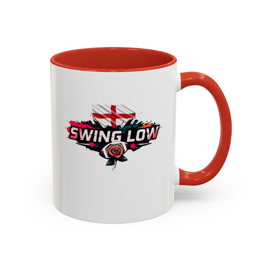 Swing Low England Rugby White 11oz Mug