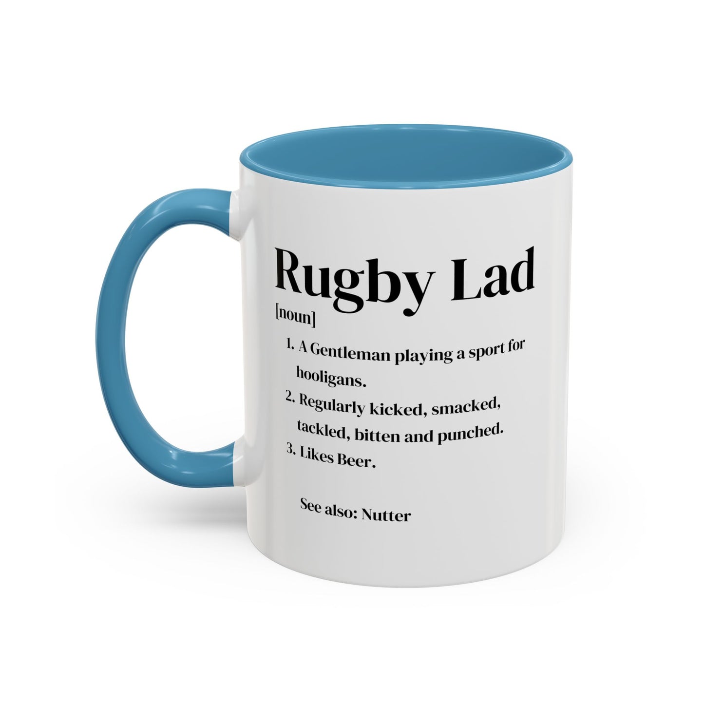 Rugby Lad Definition White 11oz Mug