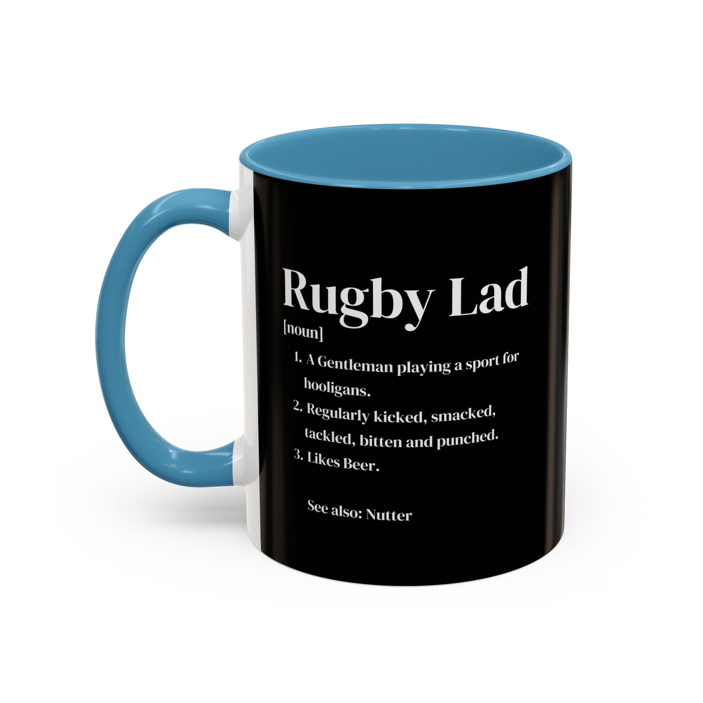 Rugby Lad Definition Black 11oz Mug