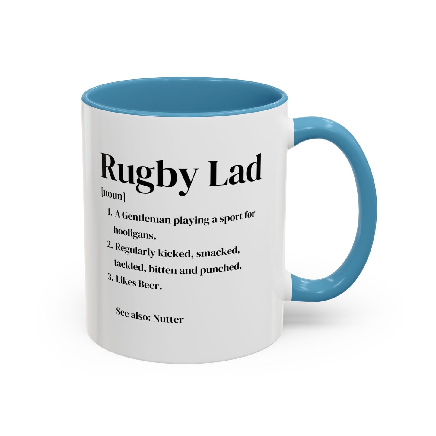 Rugby Lad Definition White 11oz Mug