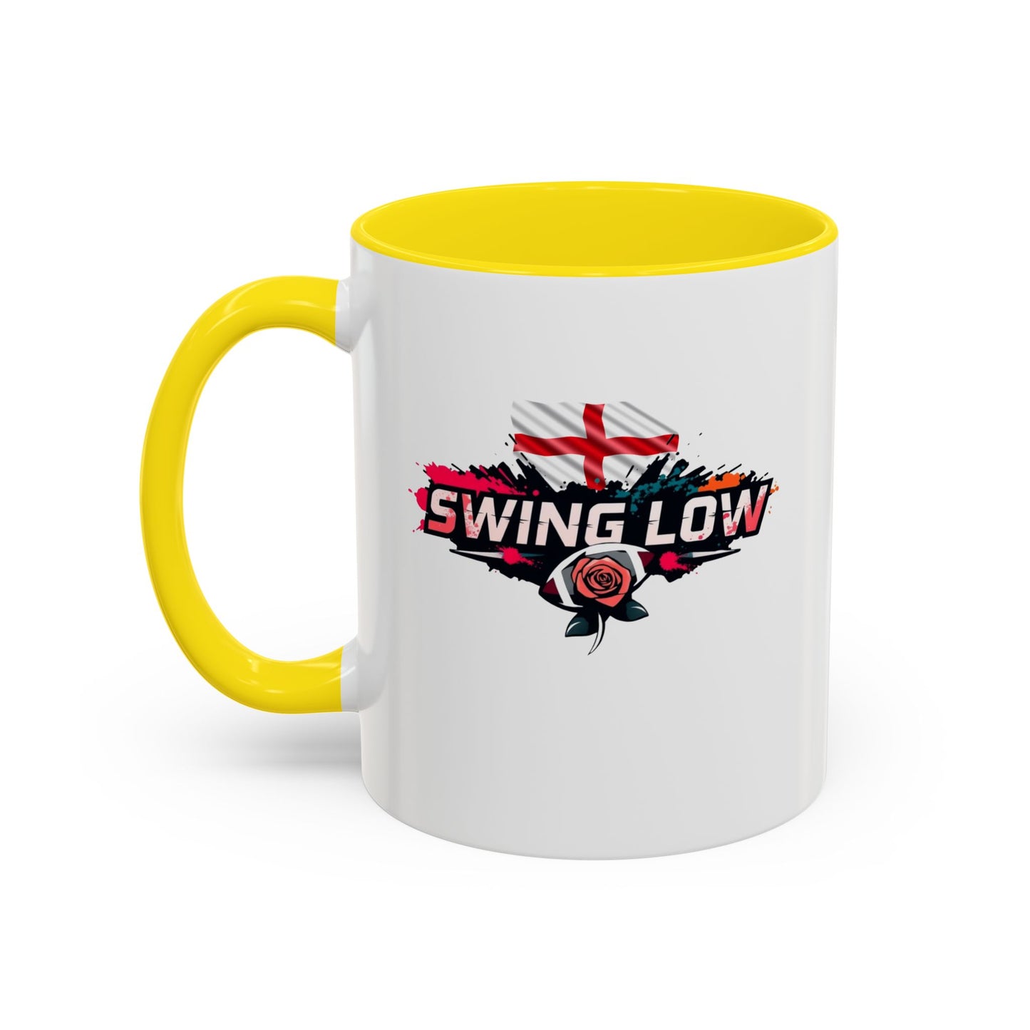 Swing Low England Rugby White 11oz Mug