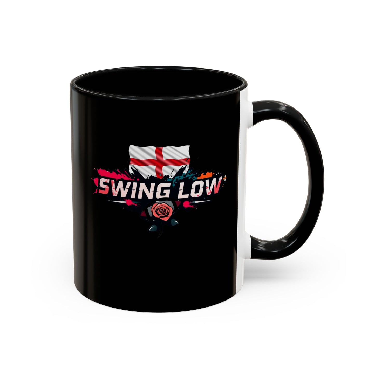 Swing Low England Rugby Black 11oz Mug