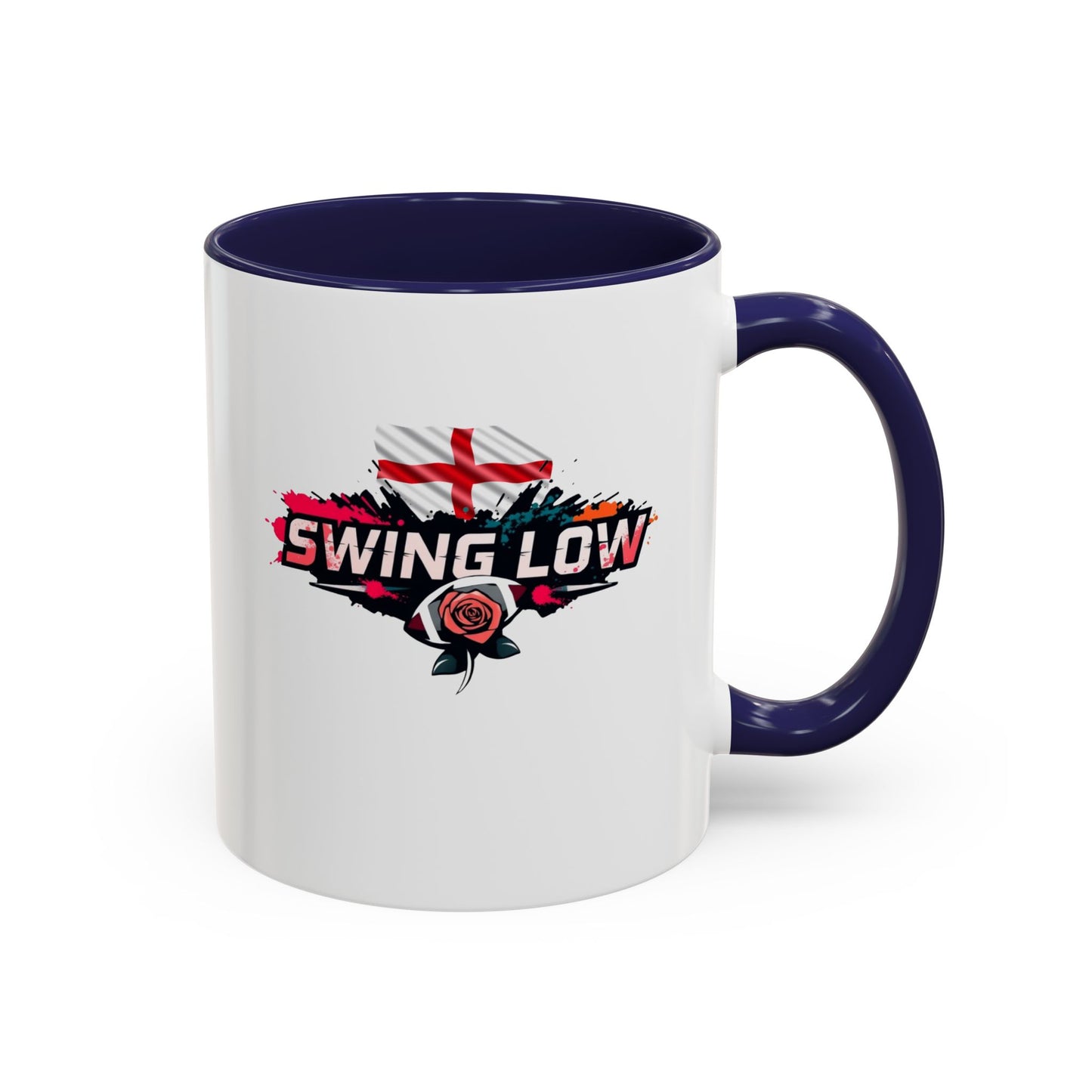 Swing Low England Rugby White 11oz Mug