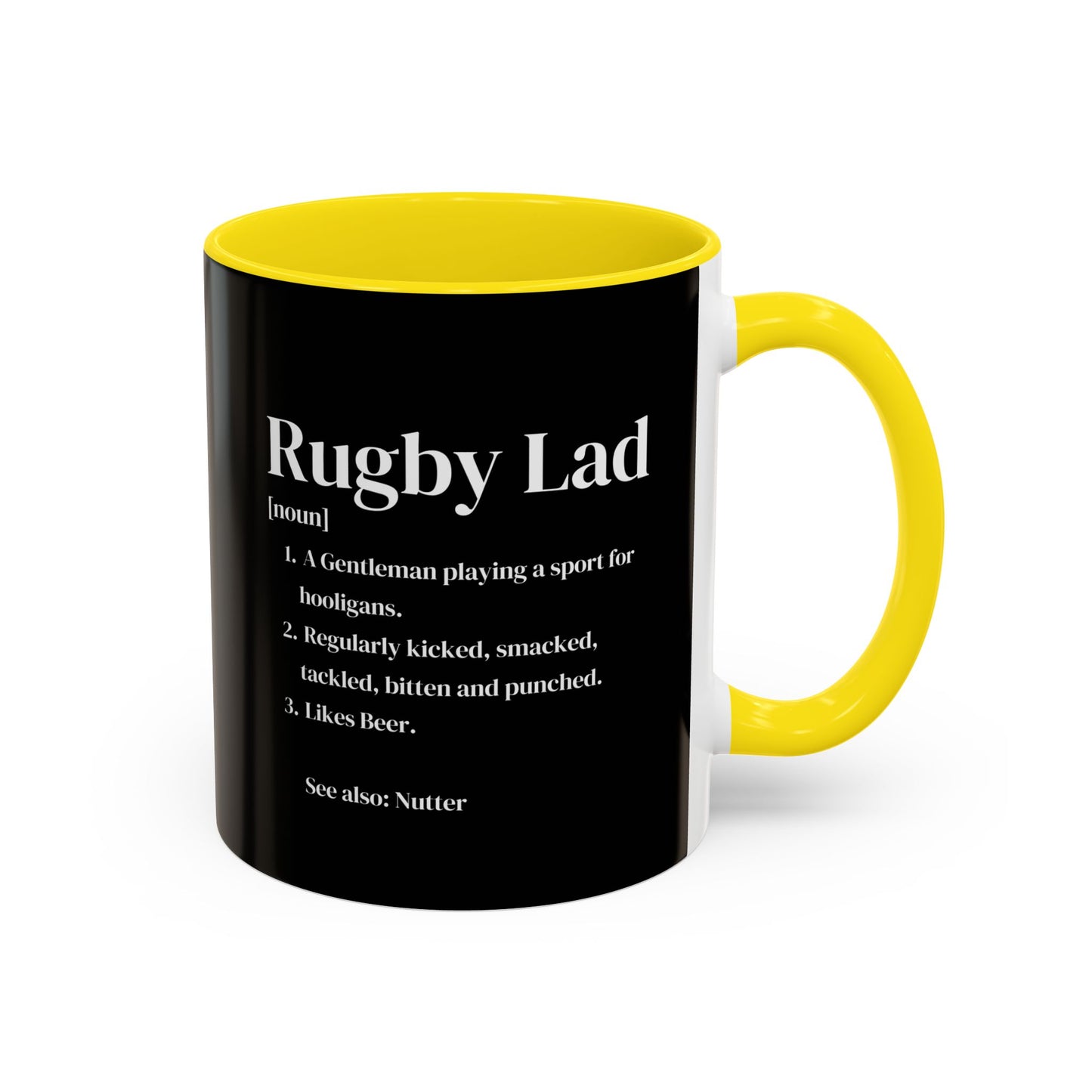 Rugby Lad Definition Black 11oz Mug