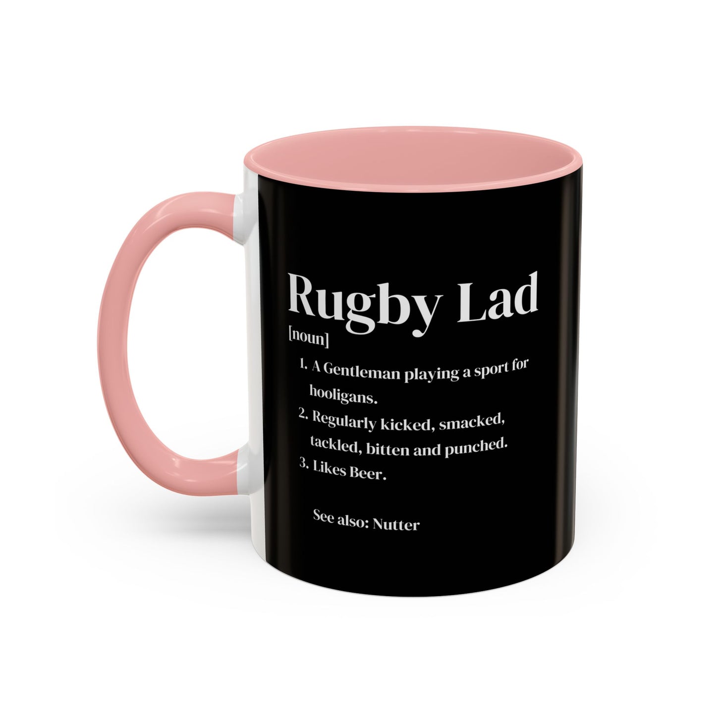 Rugby Lad Definition Black 11oz Mug