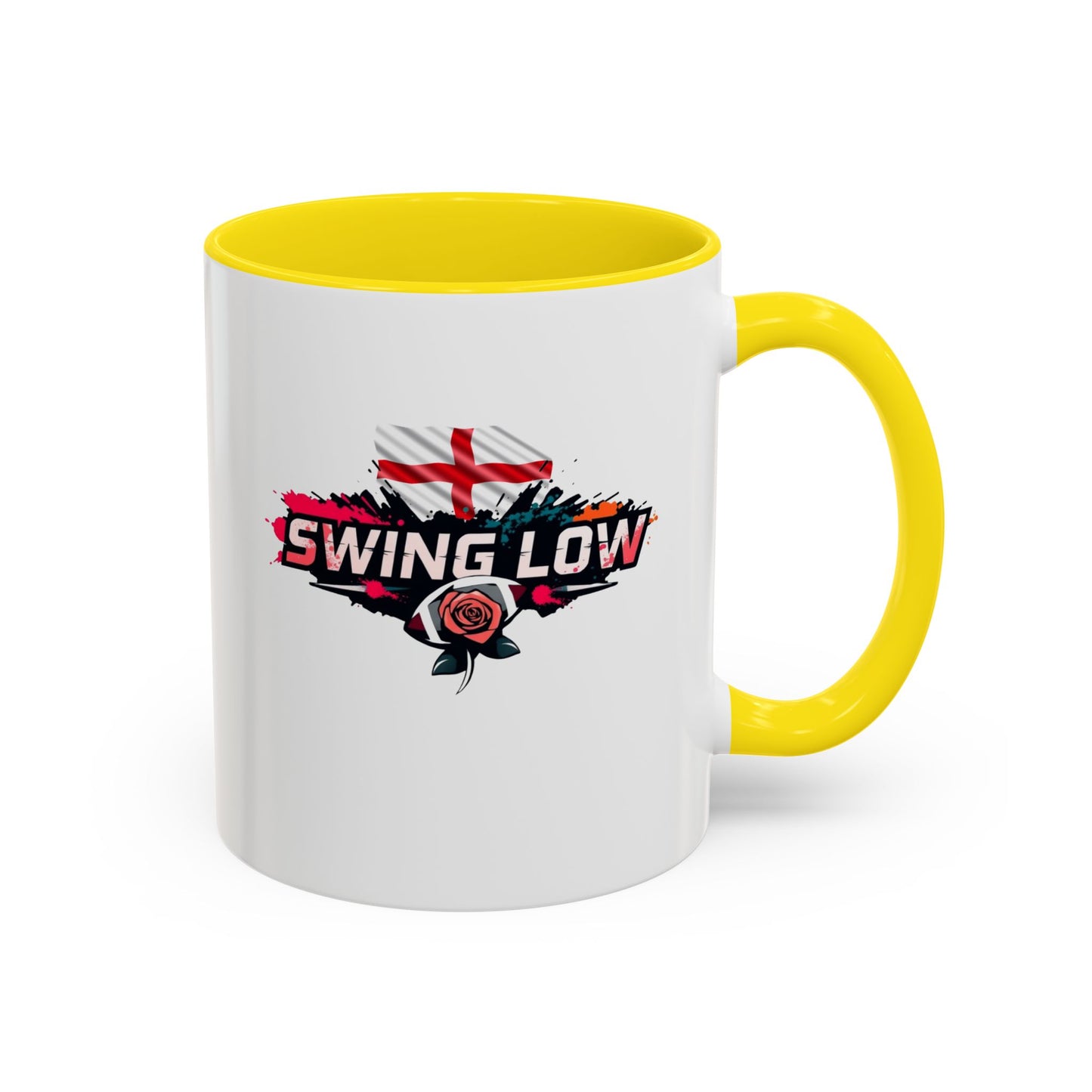 Swing Low England Rugby White 11oz Mug