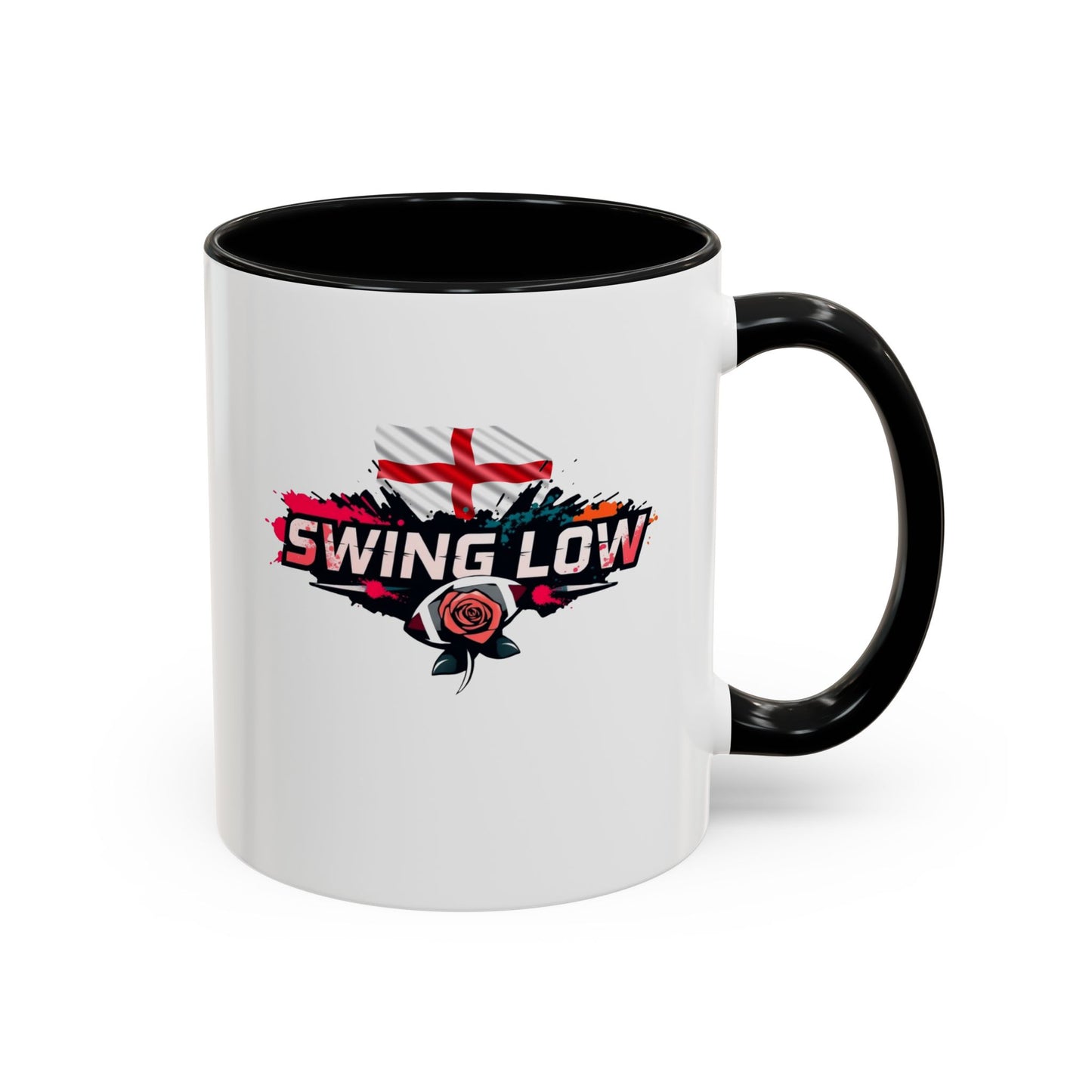 Swing Low England Rugby White 11oz Mug